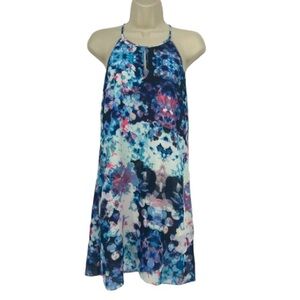 Krimson Klover Floral Halter Dress Size XS